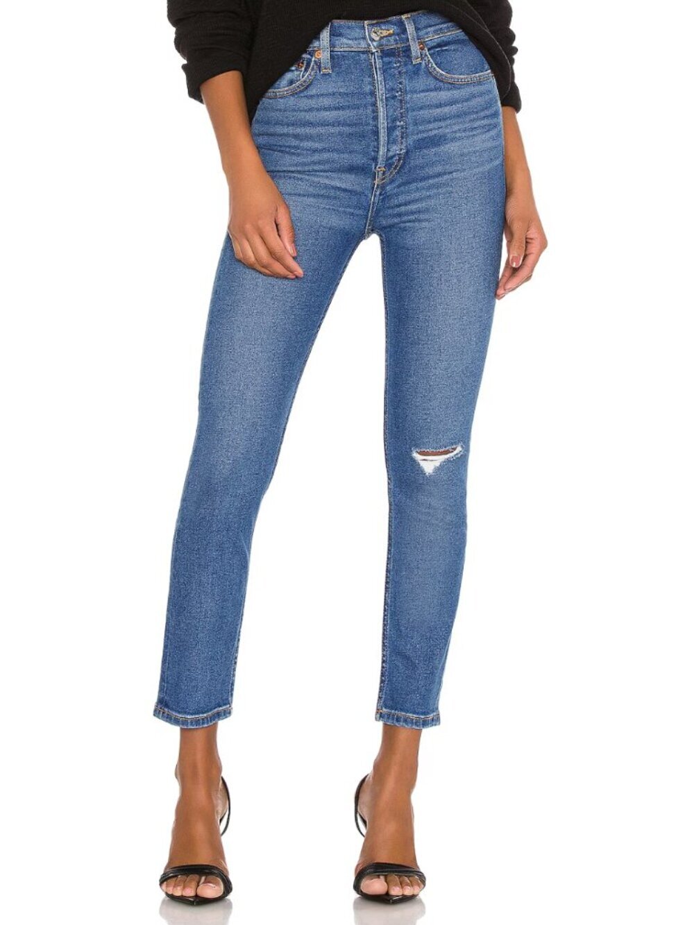 Re/Done Originals 90s Ultra High Rise Ankle Crop Size 29